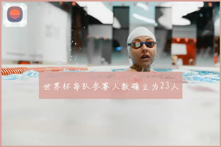 世界杯每队参赛人数确立为23人