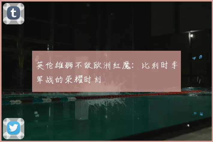 英伦雄狮不敌欧洲红魔:比利时季军战的荣耀时刻